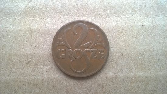 Польша 2 гроша, 1938г. (D-62)