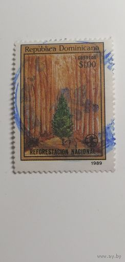 Доминиканская республика 1989. Национальная кампания по лесовосстановлению