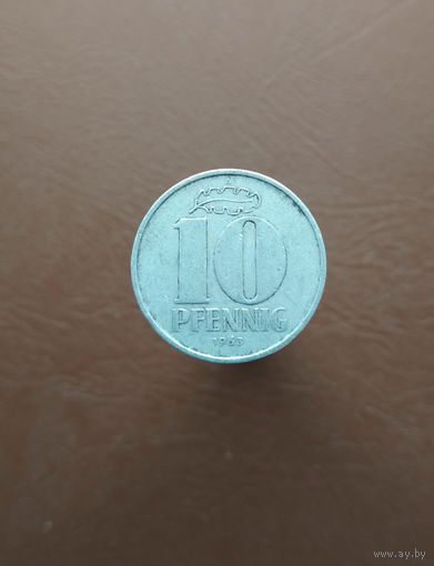 Германия / 10 pfennig (A) / 1963 год / нечастая