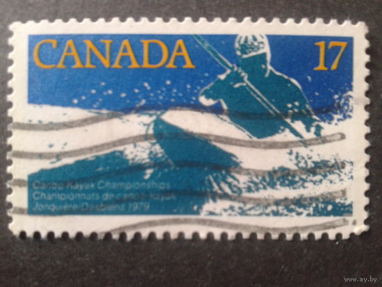 Канада 1979 гребля на каяке