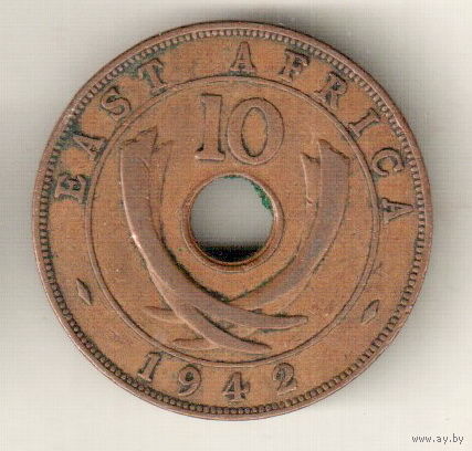Британская Восточная Африка 10 цент 1942