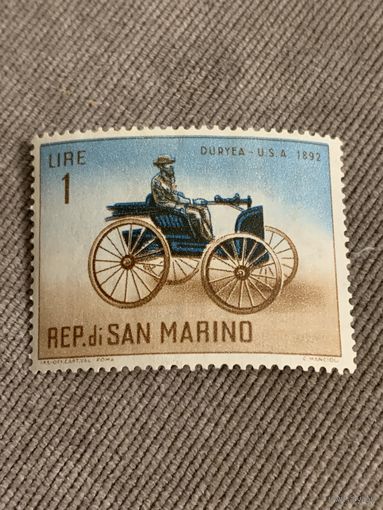 Сан Марино. Автомобили. Doryea. США. 1892