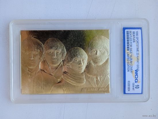 Сувенир в память альбома "Beatles for sale". 1996. 23 KT. Gold