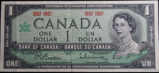 Канада, 1 доллар 1967 год #P84a