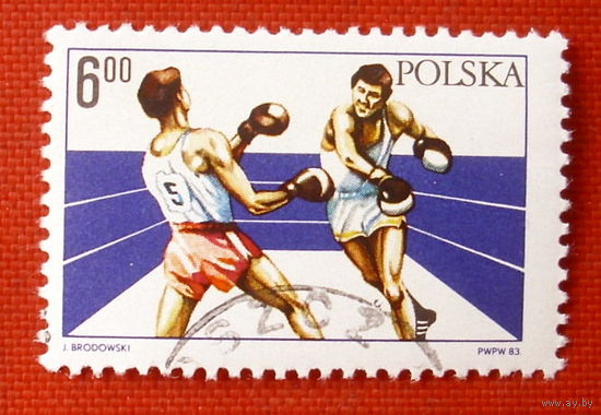 Польша. Бокс. ( 1 марка ) 1983 года.