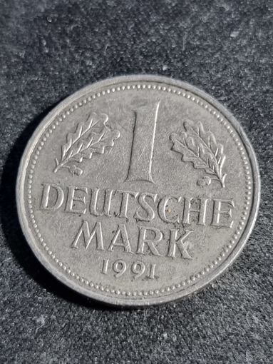 Германия (ФРГ) 1 марка 1991 G