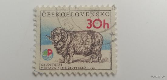 Чехословакия 1976. Домашние животные - сельскохозяйственная выставка, Ческе Будейовице