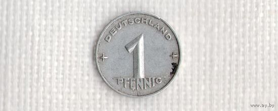 Германия ГДР 1 пфенниг 1953 Е//(Jo)