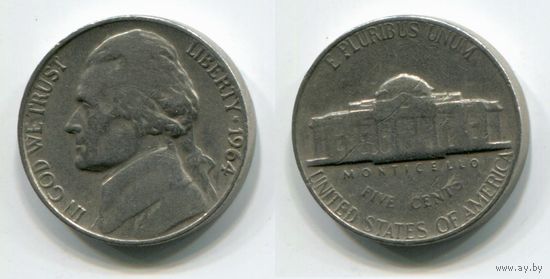 США. 5 центов (1964)