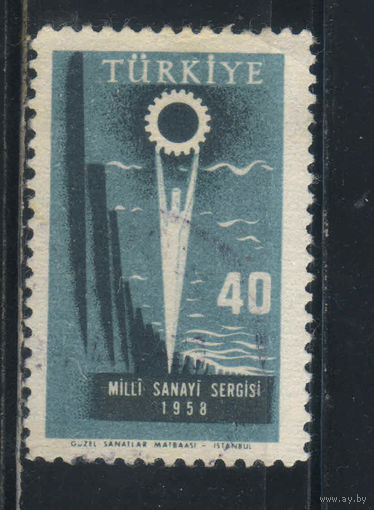 Турция Респ 1958 Промвыставка в Стамбуле #1609