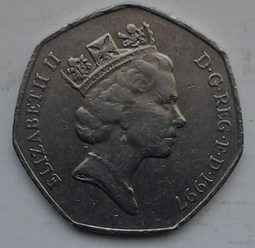 50 пенсов, Великобритания, 1997