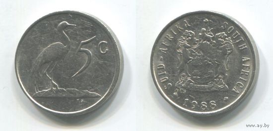 Южная Африка. 5 центов (1988)