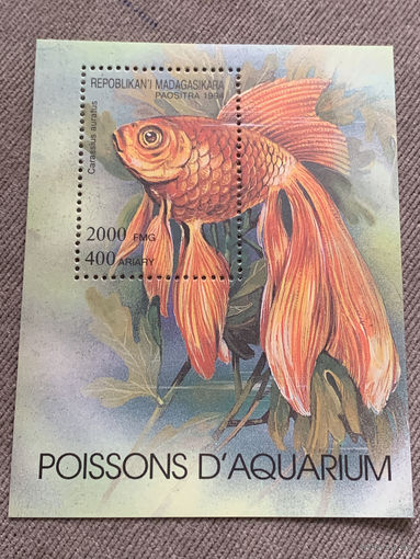 Мадагаскар 1994. Золотая рыбка