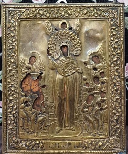 Икона Божией Матери Скорбящая, 19 век, с рубля!