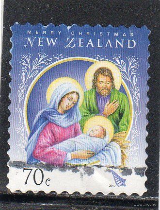 Новая Зеландия. Mi:NZ 2969. Мария, Иосиф и младенец Иисус Серия: Рождество 2012.