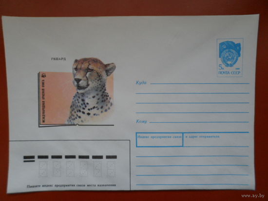 СССР фауна WWF панда гепард Красная книга