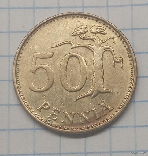 Финляндия 50 пенни1980г (k). km48