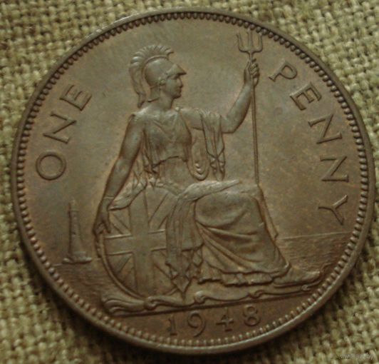 1 пенни 1948 Британия