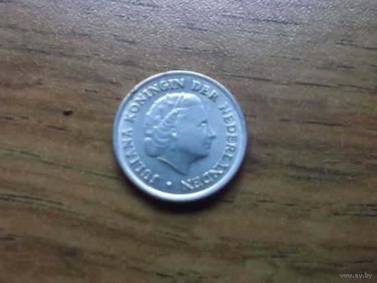 Нидерланды 10 центов 1955