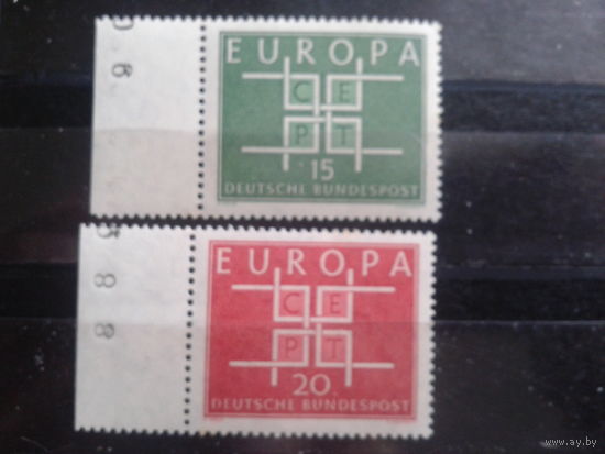 ФРГ 1963 Европа Михель-0,5 евро полная серия