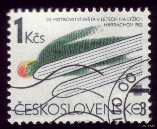 1 марка 1984 год Чехословакия Летун 2709
