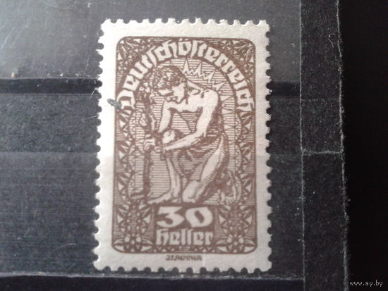Немецкая Австрия 1919 Стандарт, аллегория** 30 геллеров