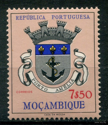 Португальские колонии - Мозамбик - 1961г. - гербы, 7,5 Е - 1 марка - MNH. Без МЦ!