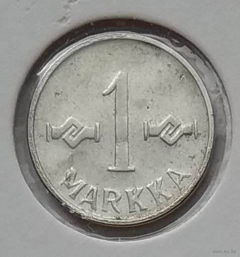 Финляндия 1 марка 1955 г. В холдере