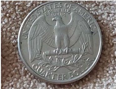 США 25 центов 1996
