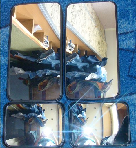 Зеркала наружные с обогревом для грузовых автомобилей MAN DAF Iveco EuroStar 4 шт