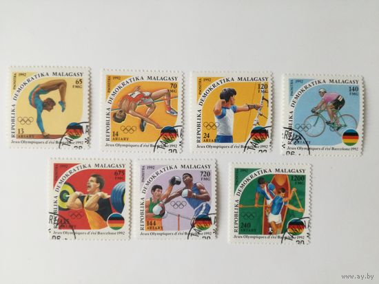 Мадагаскар 1992. Летние олимпийские игры. Полная серия