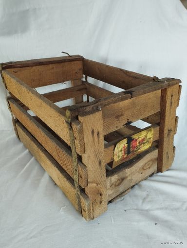 Ящик деревянный для стеклотары, СССР