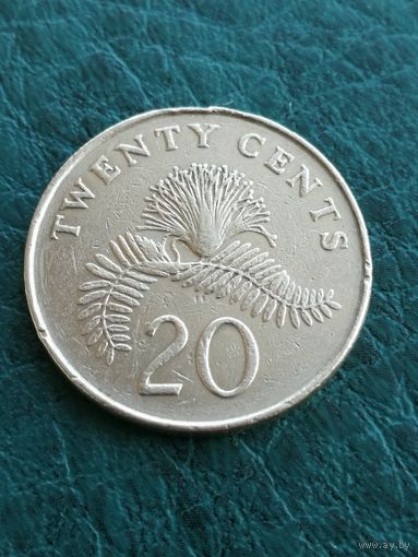 Сингапур 20 центов, 1987