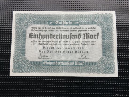 Германия  100000  марок 1923
