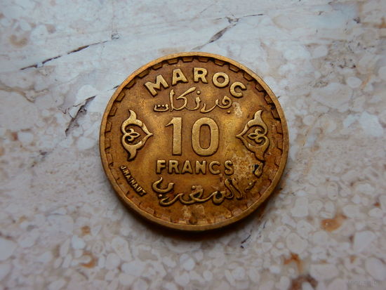 10 франков 1952 Марокко.