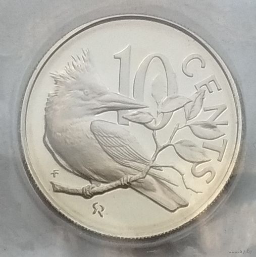 Британские Виргинские острова 10 центов 1974 г.