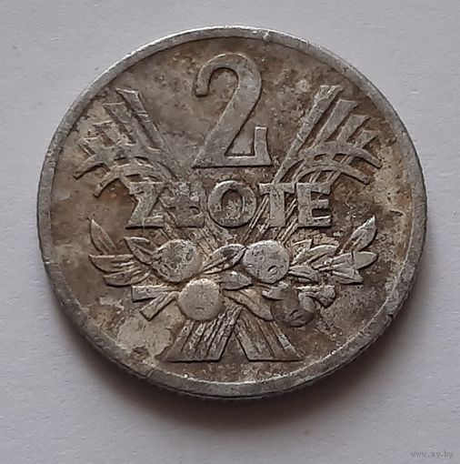 2 злотых 1958 г. Польша