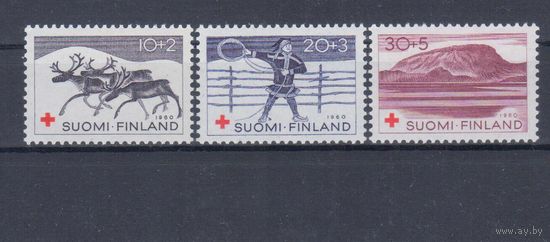 [2190] Финляндия 1960. Фауна.Олени.Оленеводство. СЕРИЯ MNH