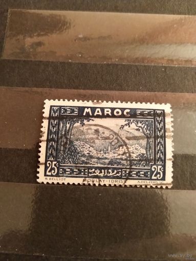 1933 Французская колония Марокко флора архитектура концовка серии (4-9)