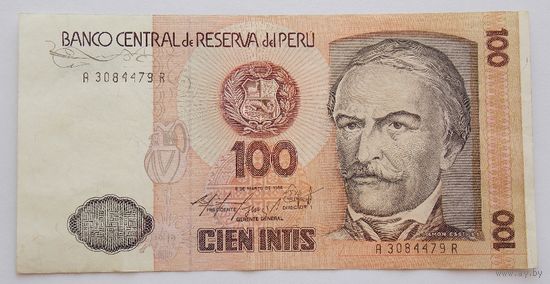Перу 100 инти образца 1987