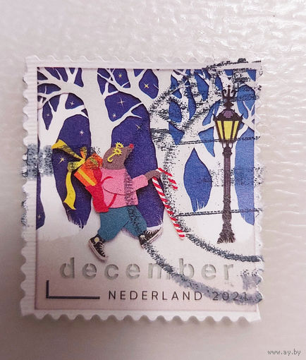 Нидерланды 2021. Декабрьские марки. Новый год. Рождество