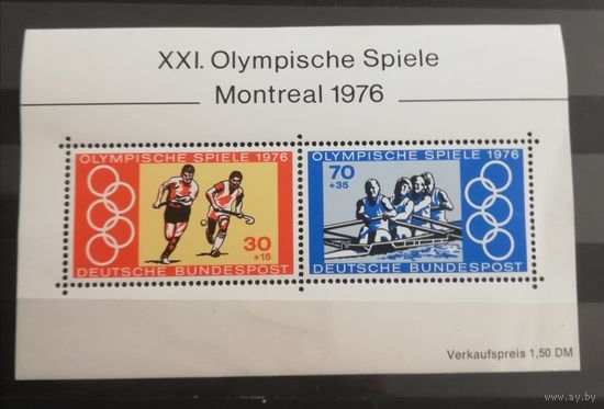 ФРГ 1976 олимпиада в Монреале блок