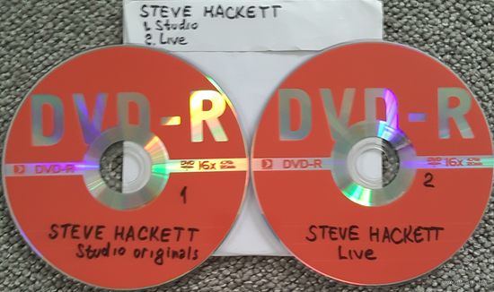 DVD MP3 дискография - Steve HACKETT (Studio & Live albums) - 2 DVD