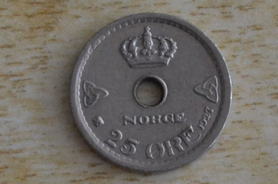 Норвегия 25 эре 1927