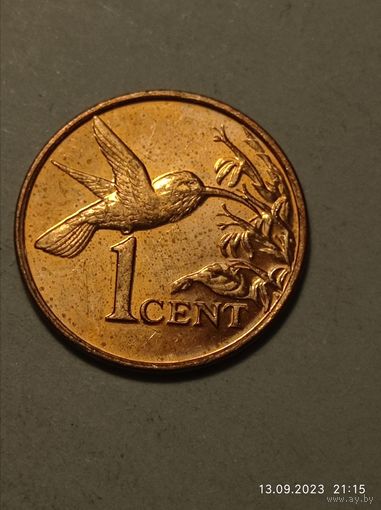 Тринидад и Тобаго  1 цент 2015 года .