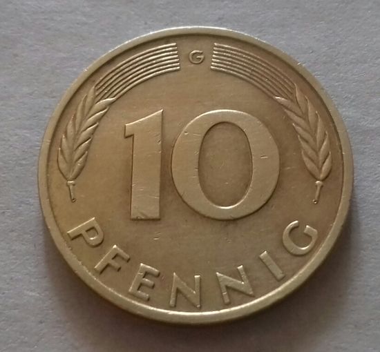 10 пфеннигов, Германия 1990 G