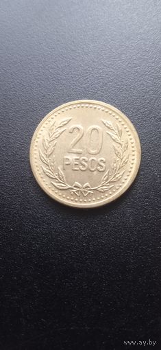 Колумбия 20 песо 1994 г.