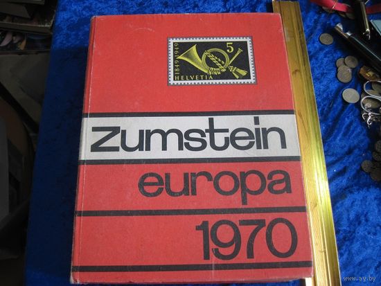 Zumstein europa 1970. Швейцарский каталог почтовых марок всех стран Европы.