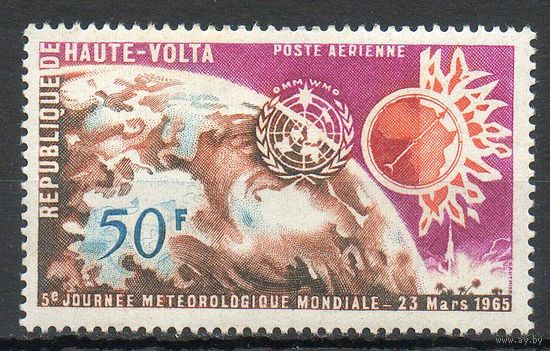 Метеорология Верхняя Вольта 1965 год серия из 1 марки