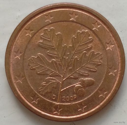 1 евроцент 2009 D Германия. Возможен обмен